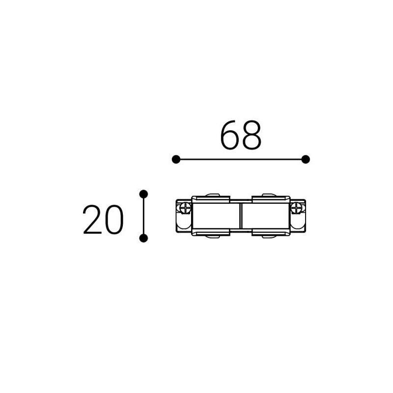 LED2ECO TRACK CONNECTOR, W 6360701