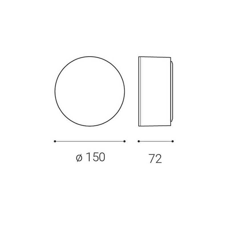 LED2BUTTON II, W DIM 12W 3000K/4000K 1010151D