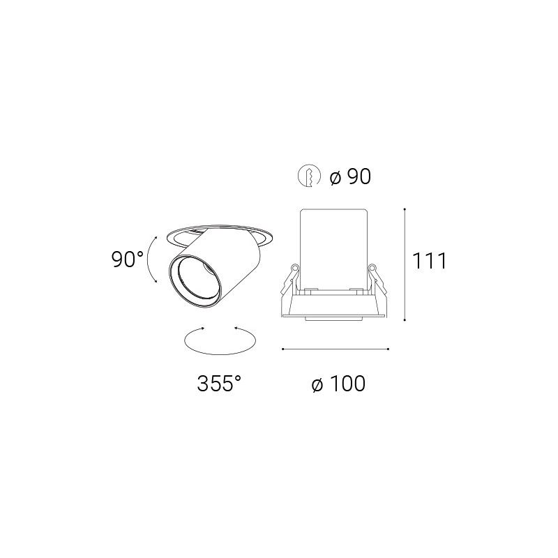 LED2HIDE, W DIM 20W 3000K 2252631DT