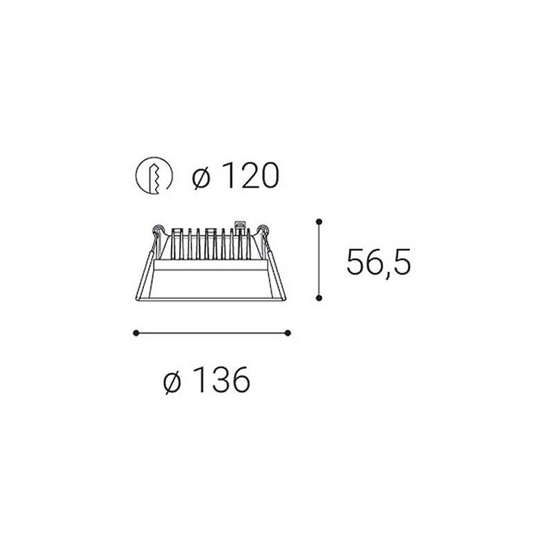 LED2ZETA S, W DIM 15W 4000K 2250841DT