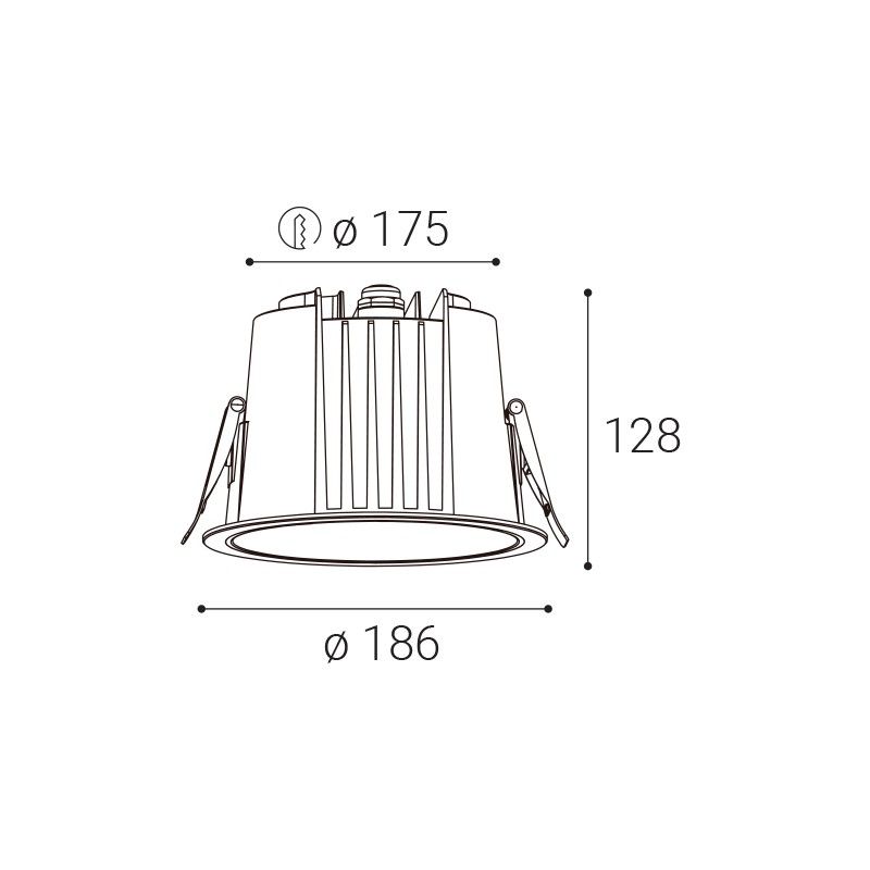 LED2BETA 19 DIM 40W 3CCT 3000K/4000K/5700K 2233851DT