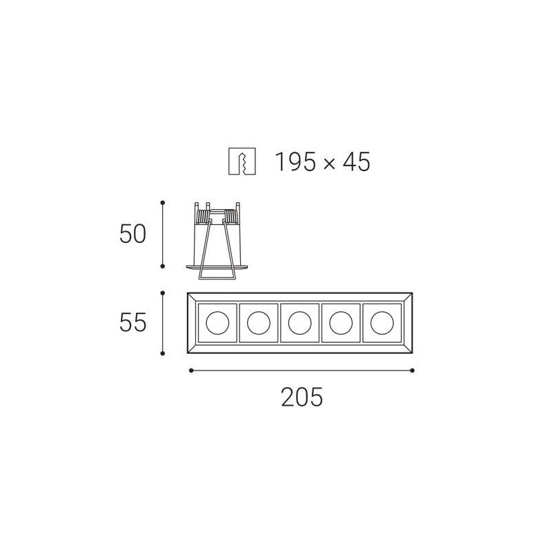 LED2TECO 5, W DIM 15W 4000K 2312741DT