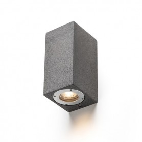 RENDL KANE II nástenná  betón/dekor tmavý granit 230V LED GU10 5W IP65 R13794