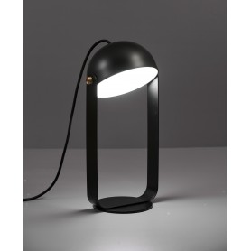 Viokef Stolná lampa Black Hemi 4205701