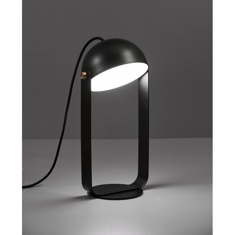 Viokef Stolná lampa Black Hemi 4205701