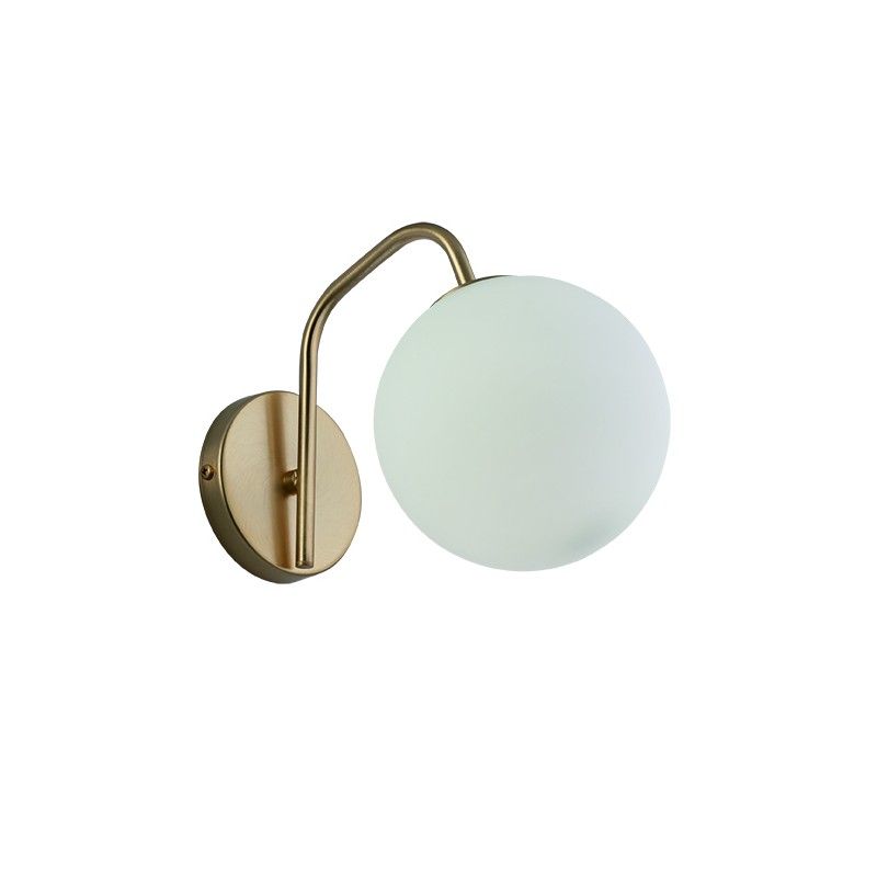 Viokef Nástenná lampa Curved Arm Globe 3094600