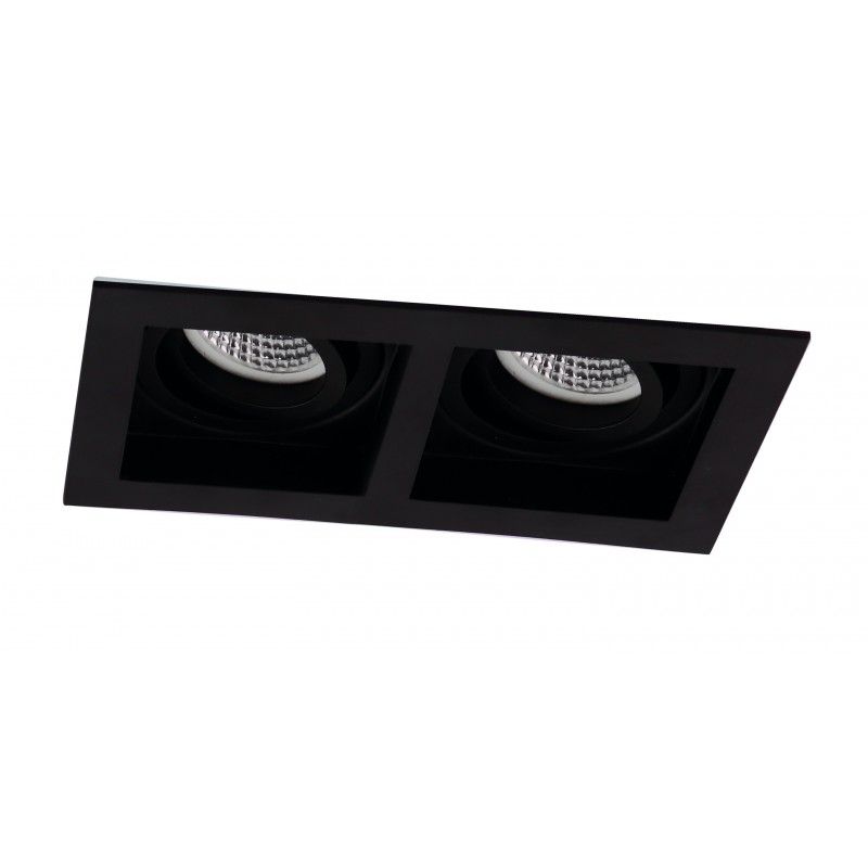 Viokef 2/L Recessed Spot Black Artsi 4208101