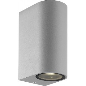 Viokef 2/L Nástenná lampa Silver Round H:150 Tilos 4099602