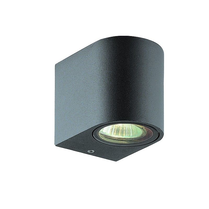 Viokef Nástenná lampa Dark Gray Round H:80 Tilos 4099700