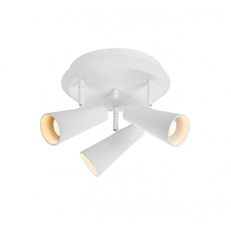 Markslojd CREST Ceiling 3L Round Sandy White 108203
