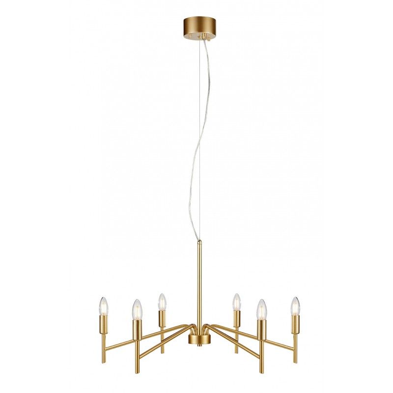 Markslojd MONARCH Pendant 6L Painted Gold 108210