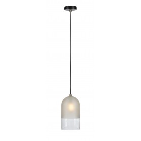 Markslojd COPE Pendant 1L Frosted/Clear/Black 108225