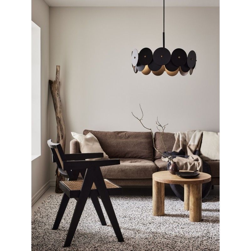 Markslojd VEGAS Pendant 3L Black/Brass 108265