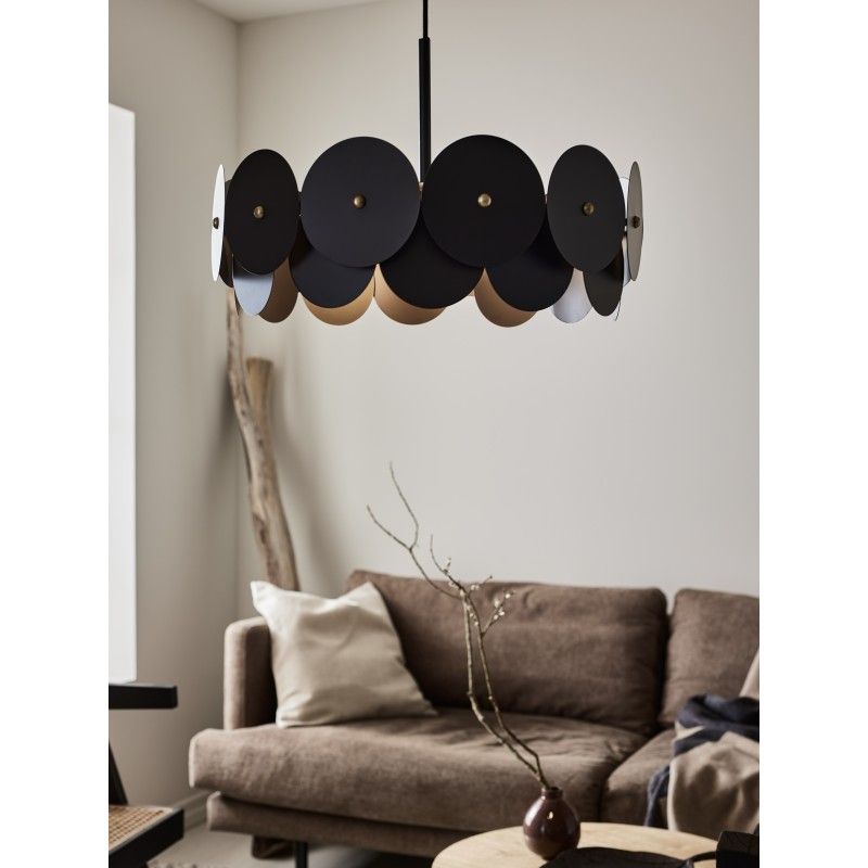 Markslojd VEGAS Pendant 3L Black/Brass 108265