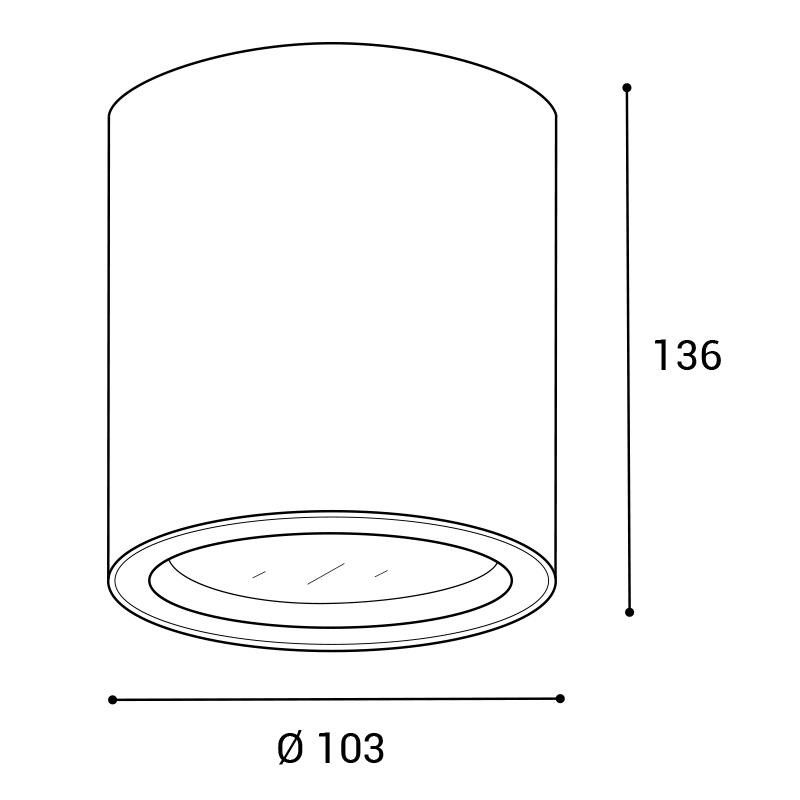 LED2 ROLO MAX, A 13W 3000K 5320234