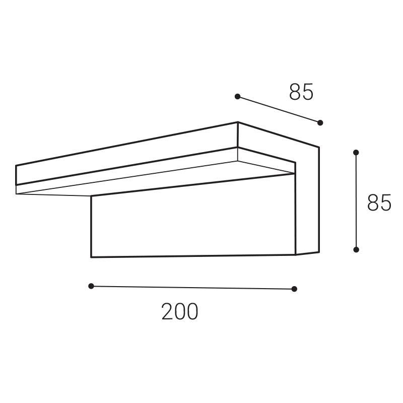 LED2 HUGO II, A 9W 3000K/4000K 5400154