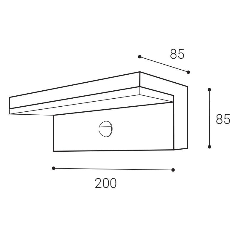 LED2 HUGO II, A IR 9W 3000K/4000K 5400254