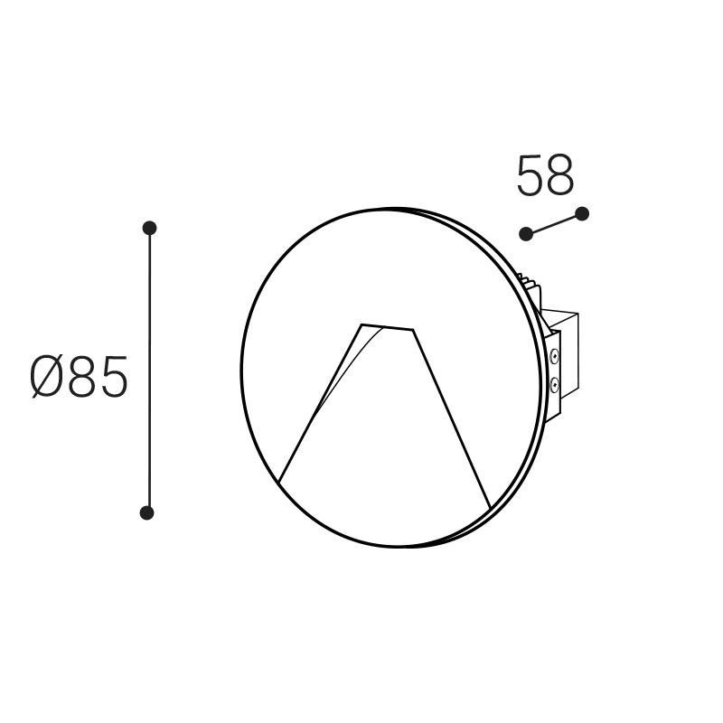 LED2 WALK II R, B 3W 3000K/4000K/6000K 2390553