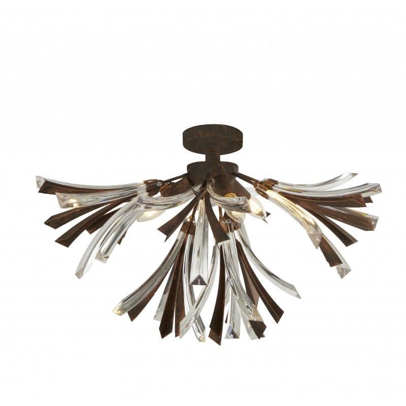Stropné svietidlo prisadené Shake Searchlight 2573-3BR Searchlight - 1