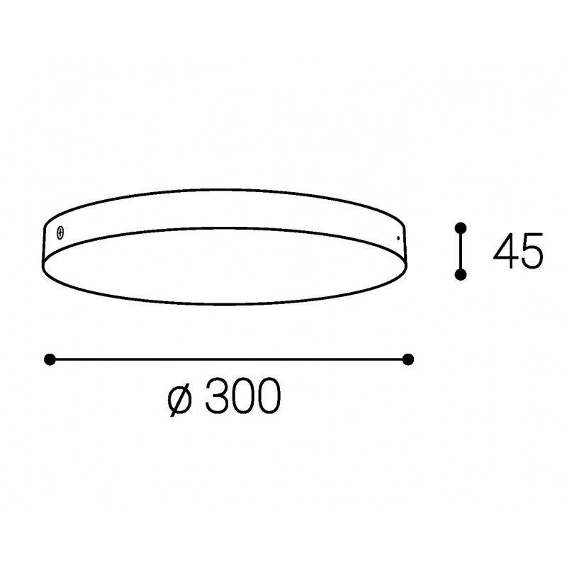 LED2 CIRCLE CANOPY 30, W 6279301