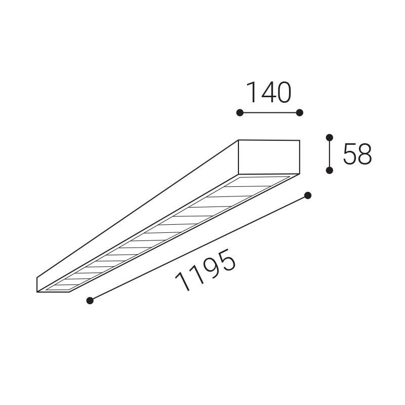 LED2 SIMA 120 35W 4000K 1410141
