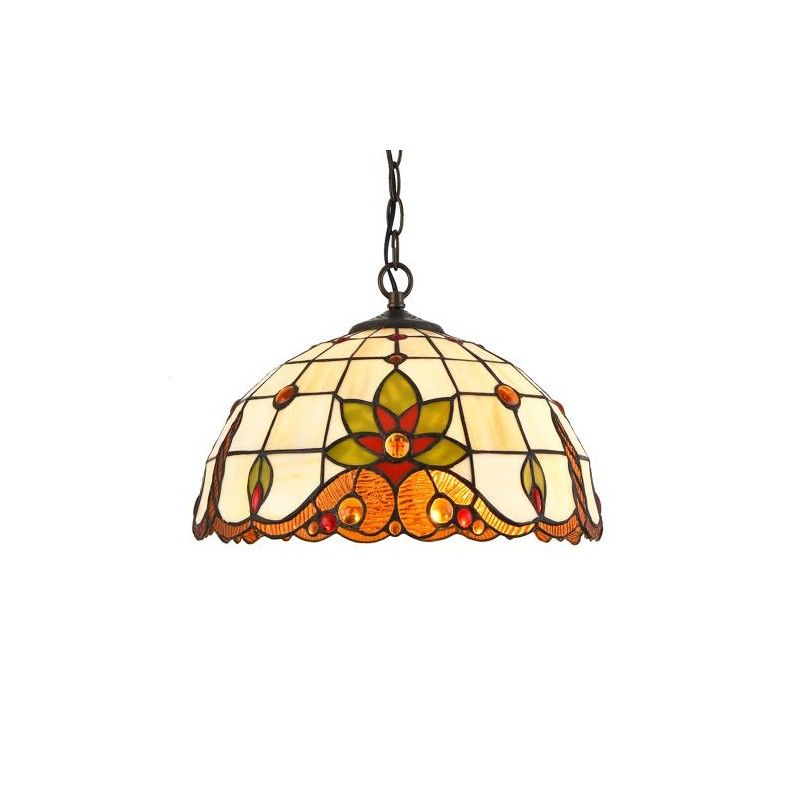 PREZENT TIFFANY XVII 2xE27/60W, PENDANT 220