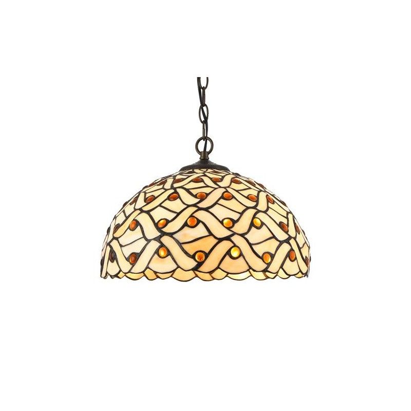 PREZENT TIFFANY XVIII 2xE27/60W, PENDANT 223