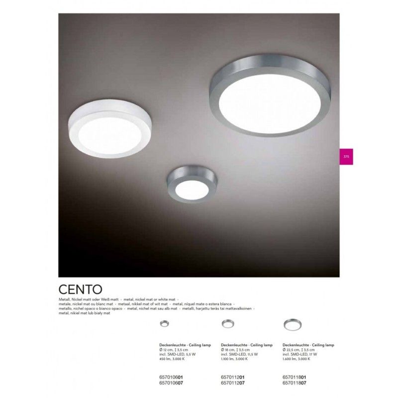 Trio stropné svietidlo CENTO 657011201