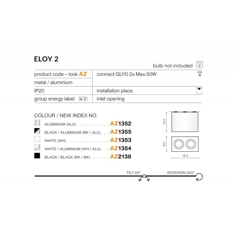 Azzardo stropné svietidlo ELOY AZ1352