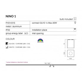 Azzardo stropné svietidlo NINO AZ0735