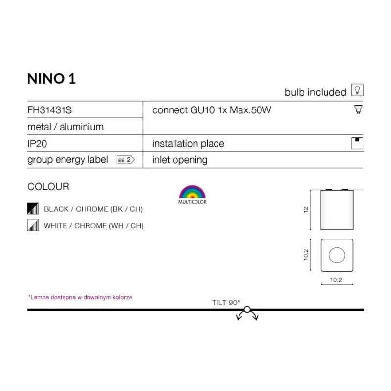 Azzardo stropné svietidlo NINO AZ0735