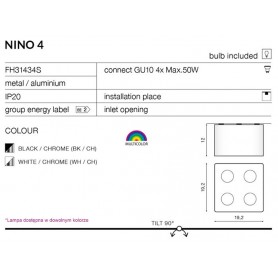 Azzardo stropné svietidlo NINO AZ0852