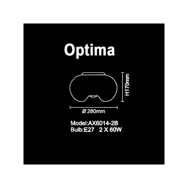 Azzardo nástenné svietidlo OPTIMA AZ0181