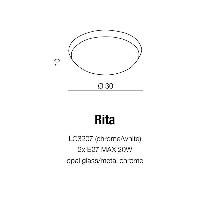 Azzardo stropné svietidlo RITA AZ1307