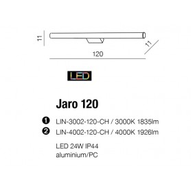 Azzardo nástenné svietidlo JARO AZ2098