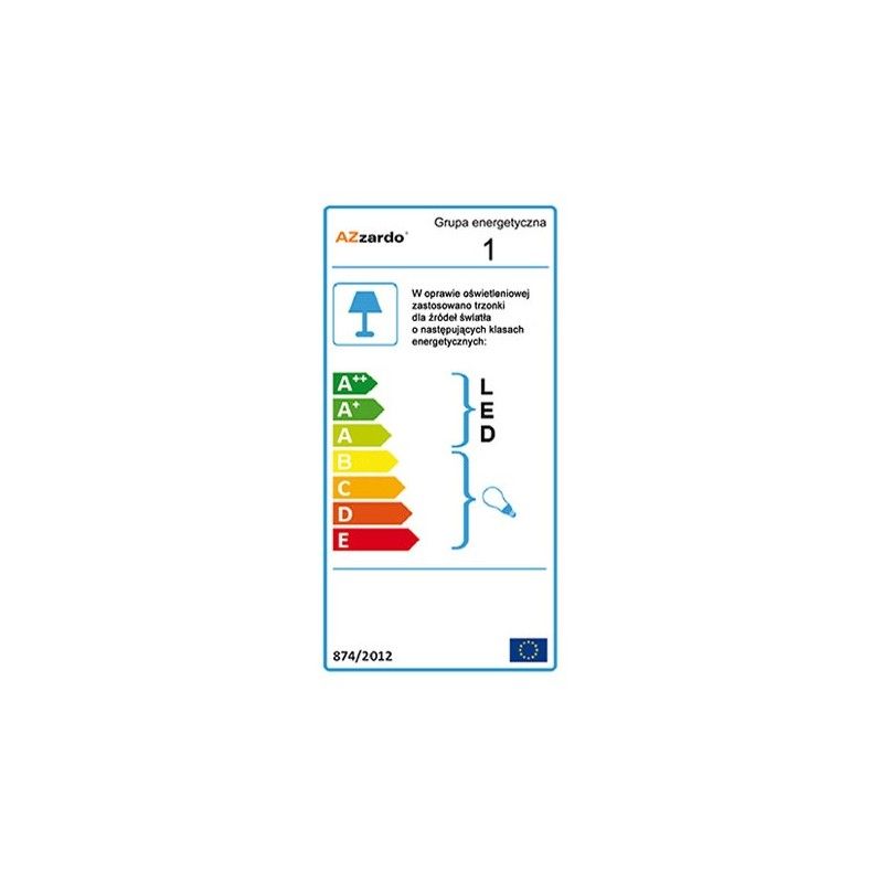 Azzardo Zyta S Wall WH MB2300-S-WH
