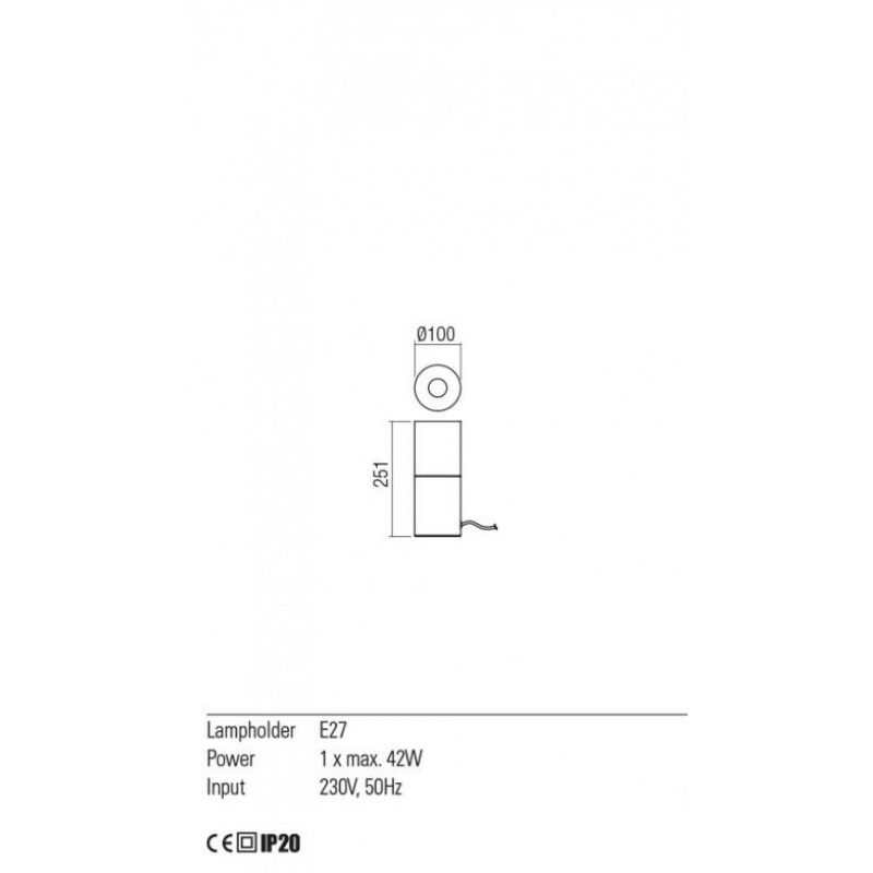 Redo stolová lampa IWI 01-2028