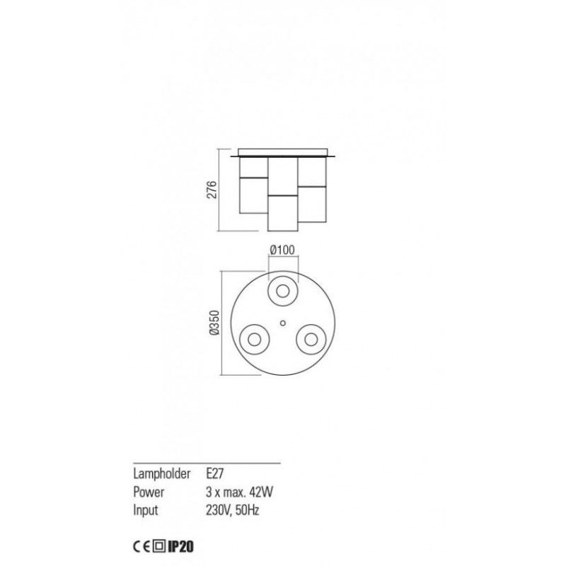 Redo stropné svietidlo IWI 01-2019