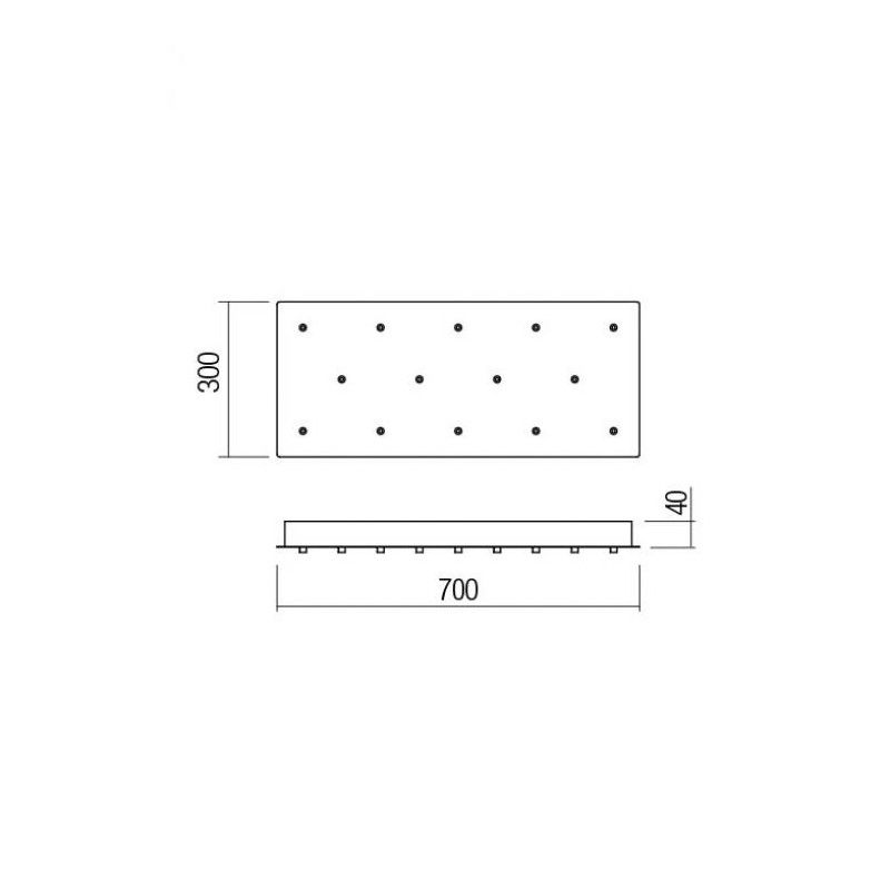 Redo TRIMLESS ACCESSORY CSL14SQ700WH+D