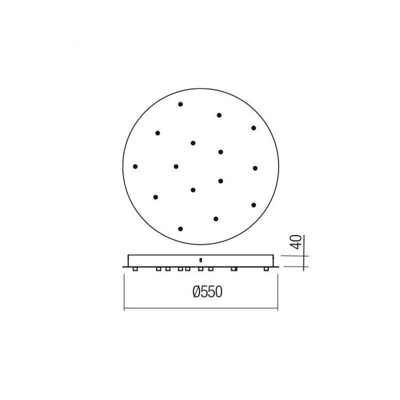 Redo TRIMLESS ACCESSORY CSL15RD550CF+D TYCON