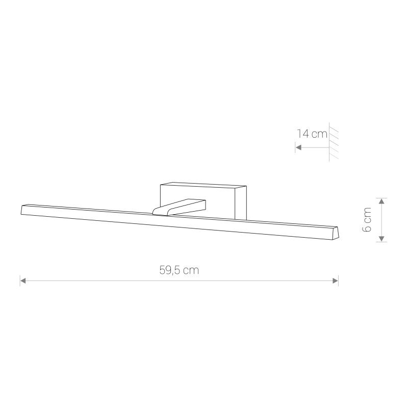 Nowodvorski VAN GOGH LED BLACK M 10285, 3000K, 430 lm, 120°, 30 000h (pôvodné ID 9352)