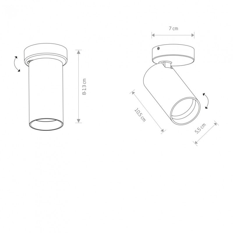 Nowodvorski MONO I BLACK 7838