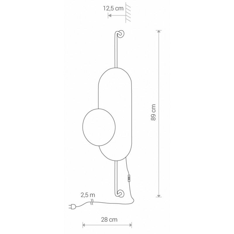 Nowodvorski nástenné svietidlo WHEEL 8430