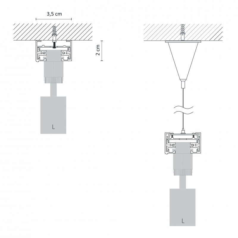 Nowodvorski lištové svietidlo PROFILE TRACK 1m 9450