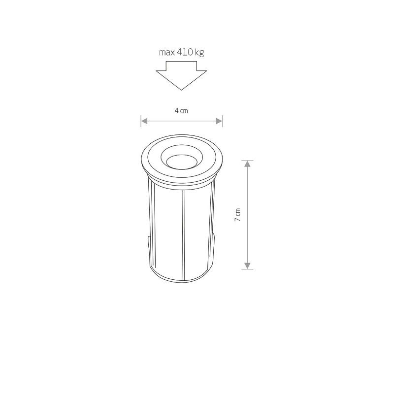 Nowodvorski bodové svietidlo zápustné PICCO 9106