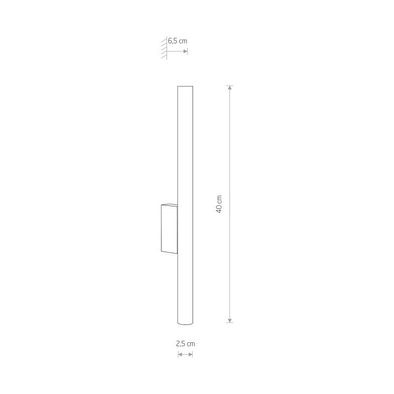 Nowodvorski LASER WALL SOLID BRASS 8308