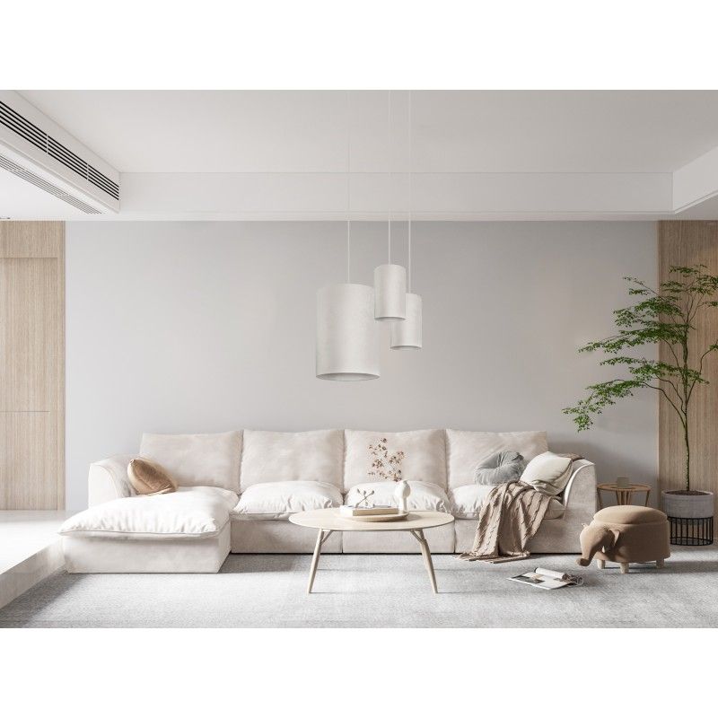 Nowodvorski lištové svietidlo závesné svietidlo CAMELEON BARREL WIDE S WH 8518, h17,5 cm