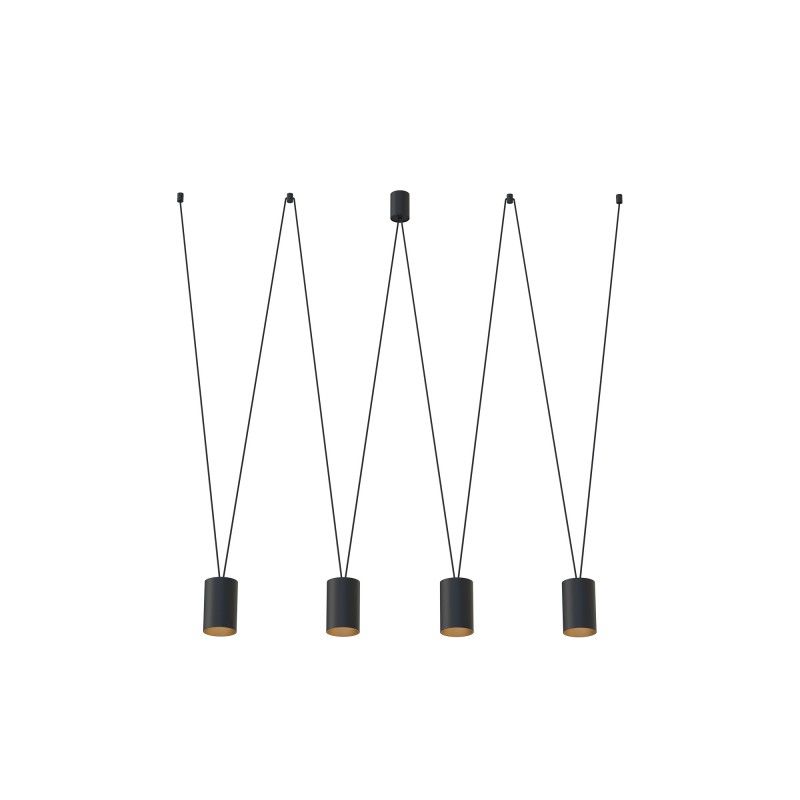 Nowodvorski bodové svietidlo MORE TONE IV BLACK/GOLD 7814