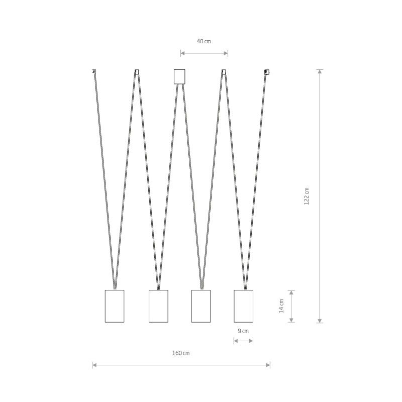 Nowodvorski bodové svietidlo MORE TONE IV BLACK/GOLD 7814