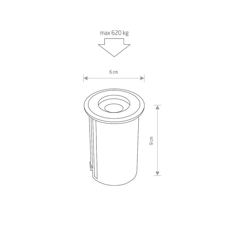 Nowodvorski bodové svietidlo zápustné PICCO 9105